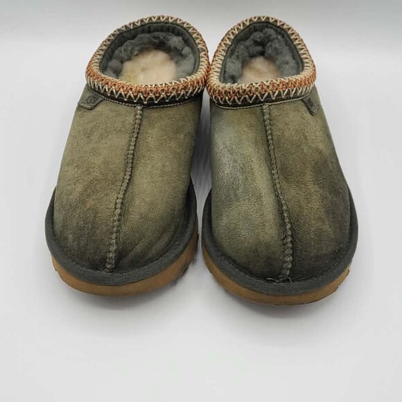 UGG Tasman slippers in Olive Green Suede & Shearling size 8 - Picture 7 of 11